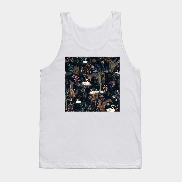 Black Forest stamp Tank Top by katherinequinnillustration